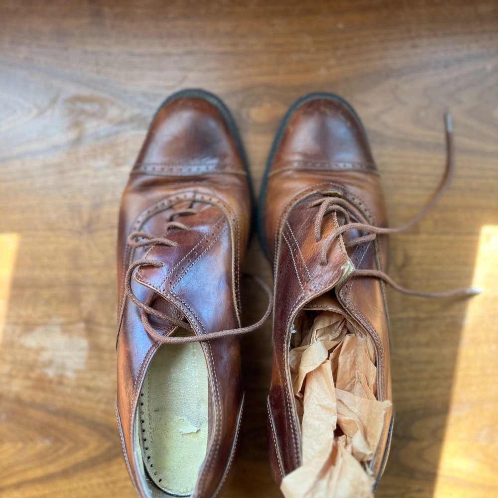 joan and david brown made in italy 7.5 shoes (very paul harnden, margiela)